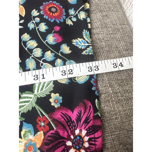 Paper Crane Womens Small Floral Sleeveless Lined Halter Dress Elastic Waist - Picture 5 of 9